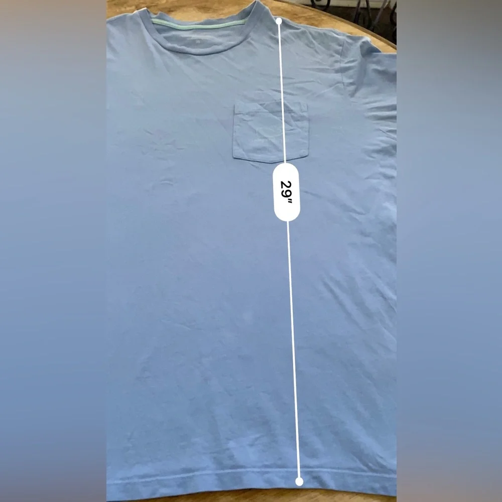 Vineyard Vines Men’s Size XL Light Blue 100% Cotton Long‎ Sleeve Graphic Shirt